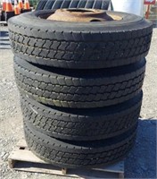 4-- 11R24.5 Tires