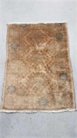 SMALL HAND KNOTTED WOOL MAT