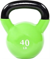 40LBS All-Purpose Color Vinyl Coated Kettlebell