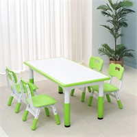 Kids Table and Chair Set  Height-Adjustable.