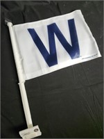 Chicago Cubs "Fly The W" Car Window Flag MLB