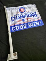 Chicago Cubs World Series Car Window Flag MLB