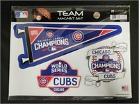 Chicago Cubs World Series Punchout Magnet Set