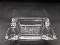 Vintage Ashtray Etched GMH