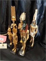 (6)Decorative Eygptian Figurines
