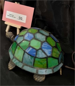 Wisdom Turtle Stained Glass Lamp