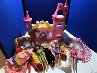 Selection of Barbies, Barbie House & Accessories