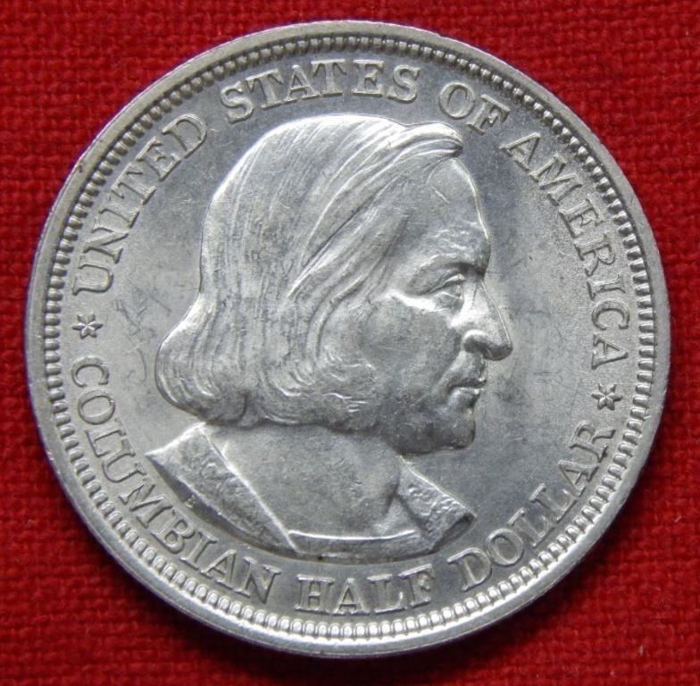 1893 Columbian Expo Silver Commemorative Half $