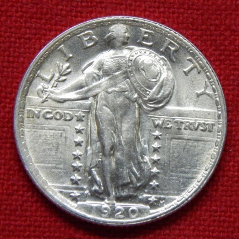 1920 Standing Liberty Silver Quarter