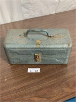 Vintage Metal Tackle Box My Buddy Fall's City