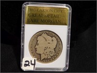 1893 Carson City Morgan Silver dollar - Great