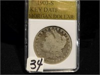 1903-S Morgan Silver Dollar - Key date