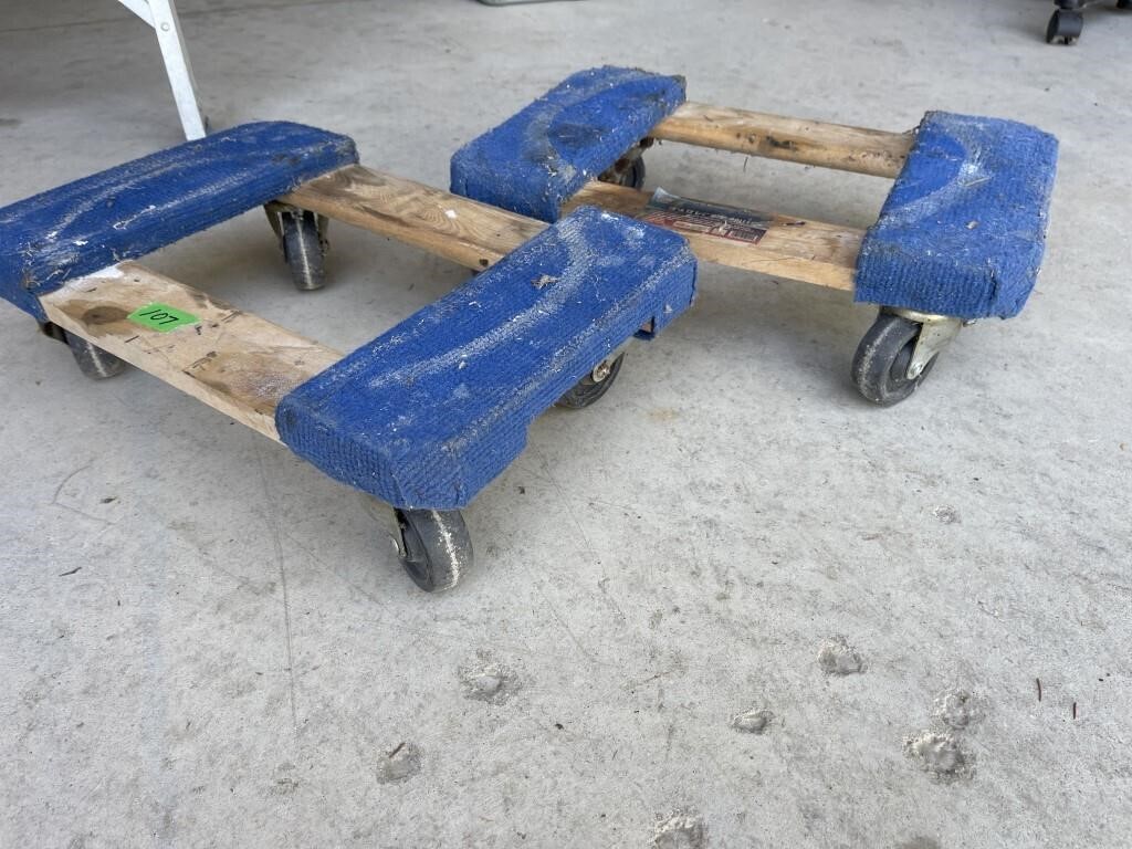 Pair of homemade rollers-18x12x5” tall