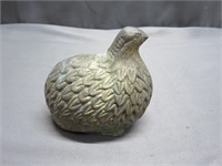 Small Brass Bird Quail Chicken