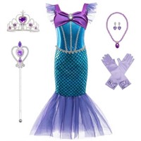 5-6Years(130)  Size 6/7 Little Mermaid Costume Ari