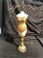 Manikin necklace and jewelry holder