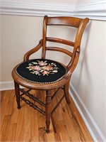 needle point chair