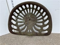 Cast tractor seat