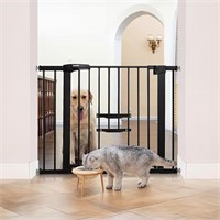New Version Baby Gate with Cat DoorMetal USED