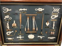 Framed Nautical Items / Knots