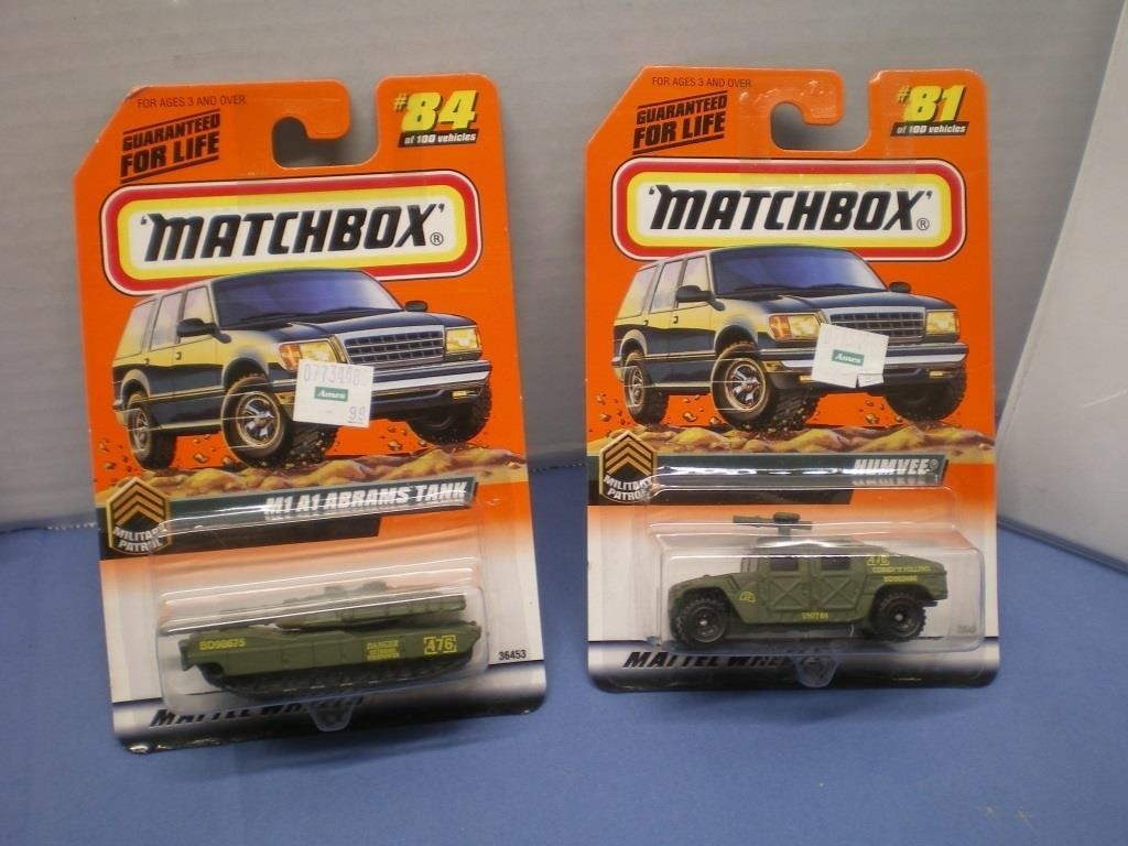 Military Matchbox Diecast, NOS