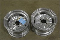 (2) Go-Cart 4-Bolt Powder Coated Rims