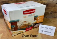 Rubbermaid 30 pc Food Storage Containers w. Lids