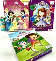 3 My Busy Books SOFIA-PRINCESS-DORA, neuf *