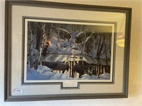 REFLECTIONS WOLF PRINT BY PERSIS CLAYTON WEIRS