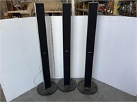3 samsung tower speakers