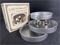 Williams Sonoma checkerboard cake pan set