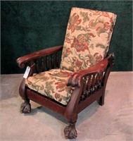 Vintage Mahogany finish Morris chair