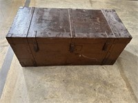 Antique/Vintage Steam Shipping Wood Trunk
