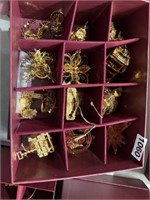 12 Danbury mint ornaments in box