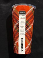 Corkcicle Plaid 16 OZ Tumbler