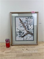Framed bird ART