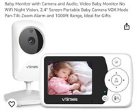 Baby Monitor with Camera and Audio, Video