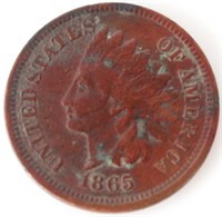 1865 RED INDIAN HEAD PENNY - GREAT CONDITION