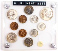 Coin 1955 Mint Set 1 Cent thru Half Dollar