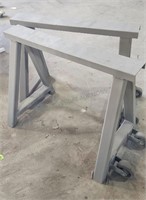 Metal Rolling Sawhorses