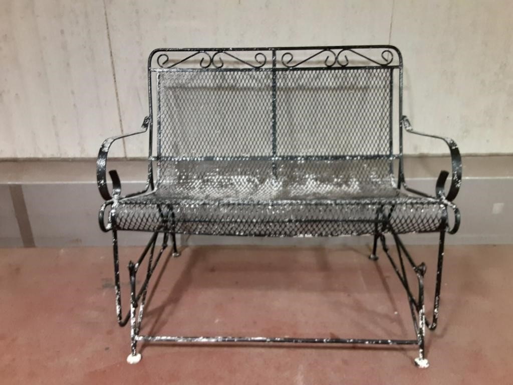 Metal Patio Double Glider