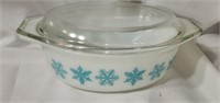 Vintage Pyrex Snowflake Casserole