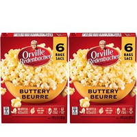 2 Pack of 6 Orville Redenbacher's Popcorn, Buttery