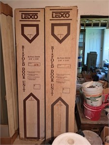 Two (2) Ledco 2'8"×6'8" Bi-Fold Doors