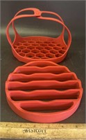 SILICONE POT HANDLER & PAD