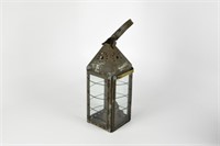 Tin Lantern with a Ringed Handle