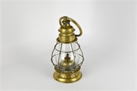 Brass Lantern with Hollow Brass Ring