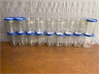 Set of 18 small Jars/juice glasses