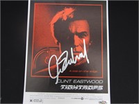 CLINT EASTWOOD SIGNED 8X10 PHOTO WITH COA