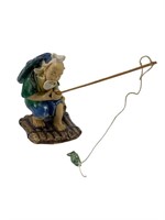 Antique Chinese Fisherman "Mud Man" Figurine